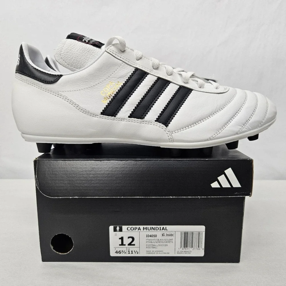 Adidas Copa Mundial Soccer‎ Cleat Germany ID4050 Black White Men Size 12